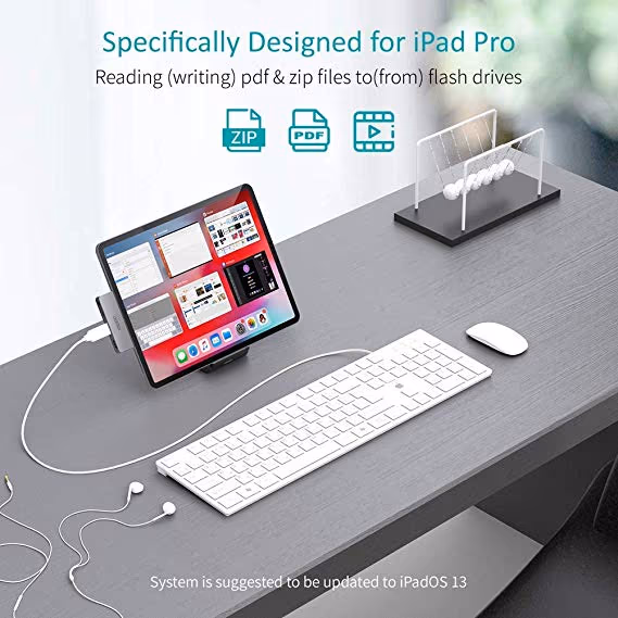 Choetech هاب USB Type-C 4 في 1 4K 60HZ HDMI PD 60W صوت لـ iPad Pro