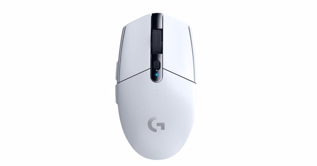 Logitech G304 Lightspeed Wireless Gaming Mouse Hero Sensor 12,000 DPI - White