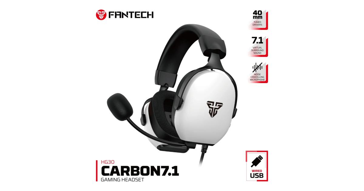 Fantech HG30 7.1 Virtual Surround Gaming Headset White