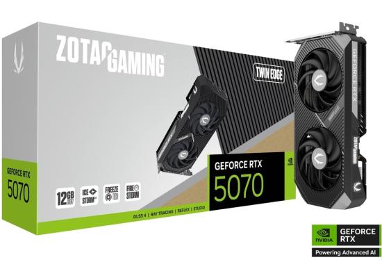 ZOTAC GAMING GeForce RTX 5070 Twin Edge 12GB GDDR7