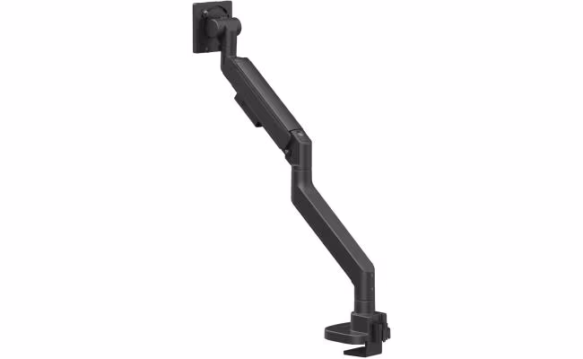 SilverStone ARM15B Black Single Monitor Arm Gas Spring VESA 100x100 75x75mm - Up to 57" 27kg