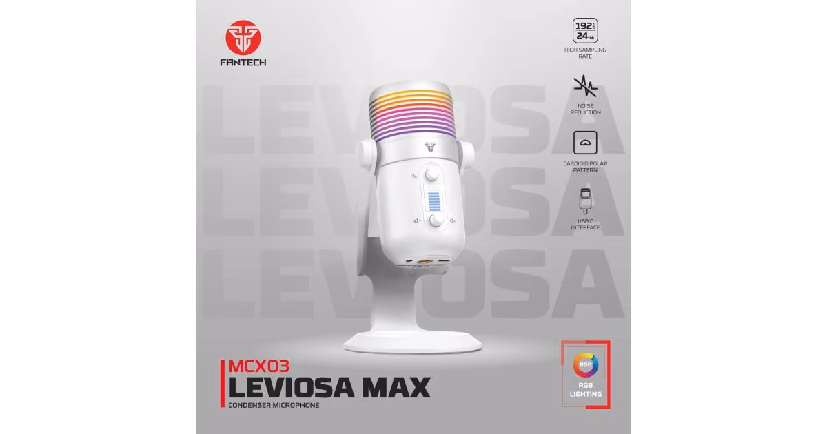 Fantech Leviosa MCX03 RGB USB Condenser Microphone