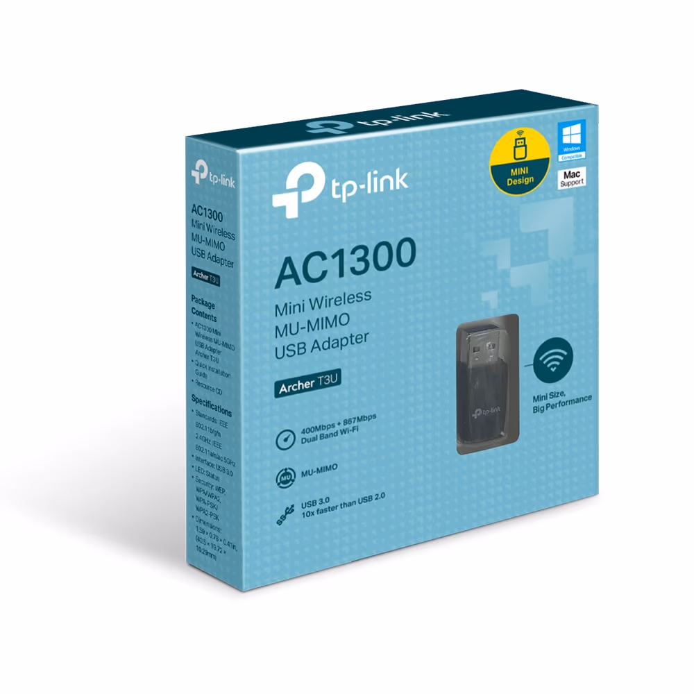 TP-Link AC1300 Mini Wireless MU-MIMO USB Adapter