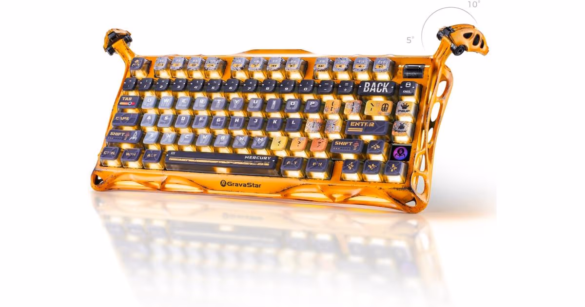 GravaStar Mercury K1 Pro Wireless Mechanical Gaming Keyboard