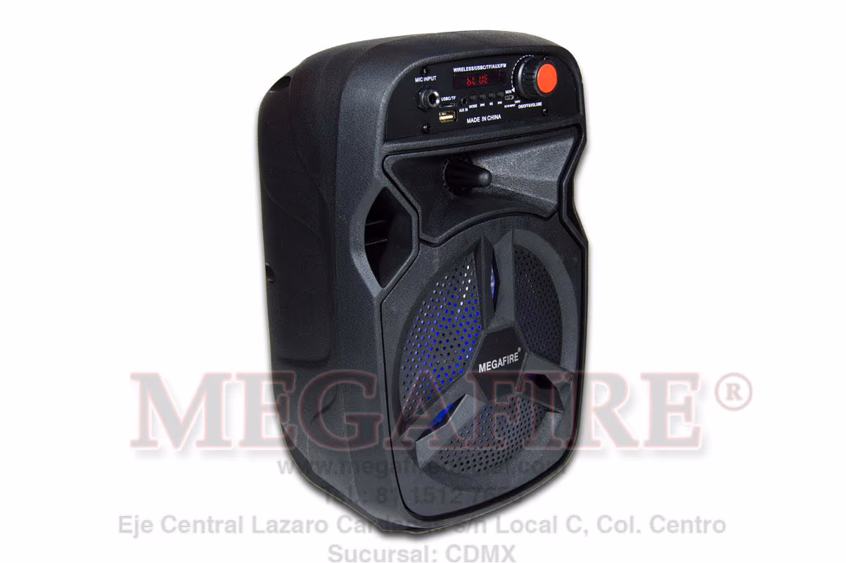 Megafire Bluetooth Speaker 6.5 With Mic