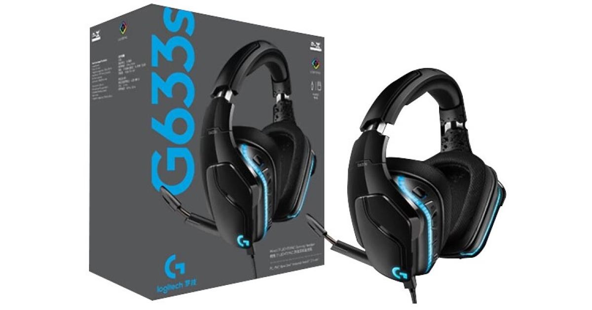 Logitech G633s RGB Wired Gaming Headset 7.1 Surround Sound