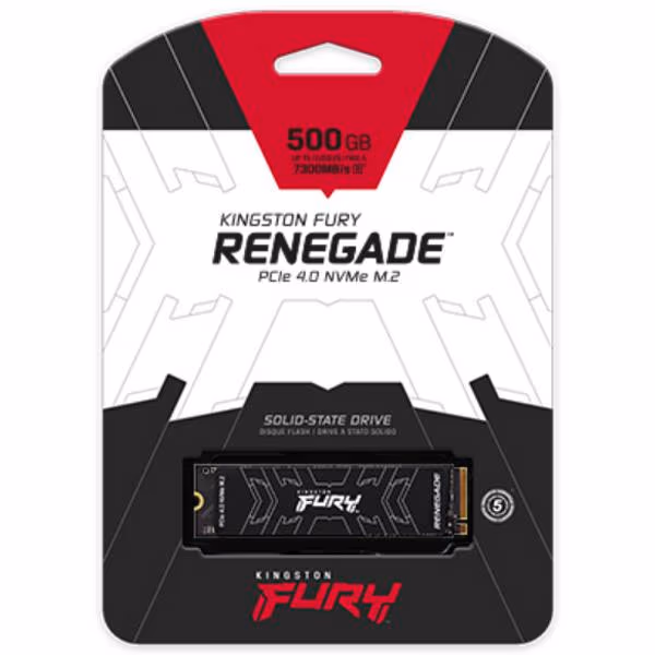 Kingston FURY Renegade SSD 500GB PCIe 4.0 NVMe M.2