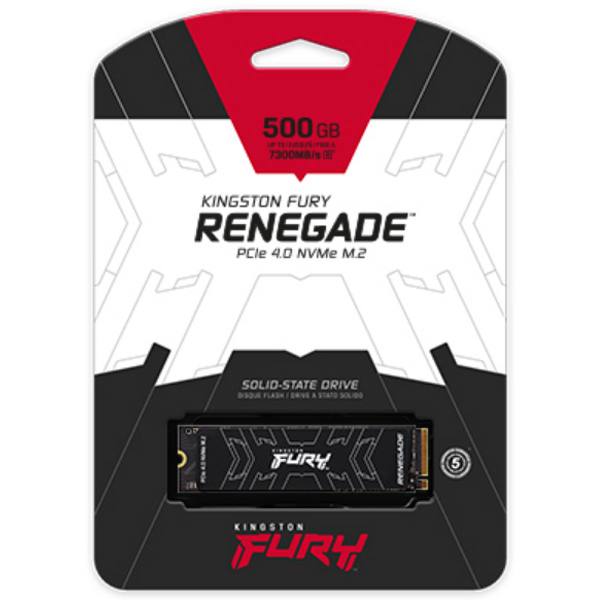 Kingston FURY Renegade SSD 500GB PCIe 4.0 NVMe M.2