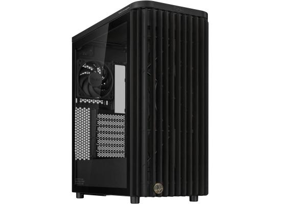 ASUS ProArt PA401 Wood Edition ATX Mid Tower Black Tempered Glass