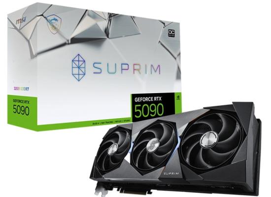 MSI GeForce RTX 5090 SUPRIM OC 32GB GDDR7