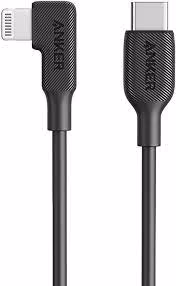 Anker USB C to 90 Degree Lightning Cable 3ft