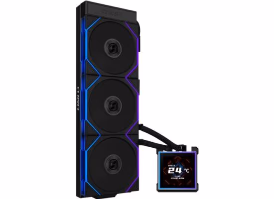 Lian Li HydroShift II LCD-S 360 Black ARGB AIO Extreme CPU Liquid Cooler (3.4 IPS)