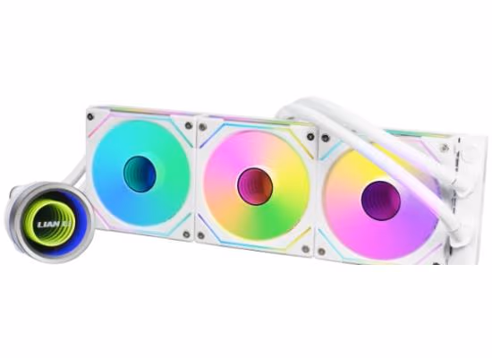 Lian Li TRINITY II 360 White ARGB AIO Ultra-Performance CPU Liquid Cooler