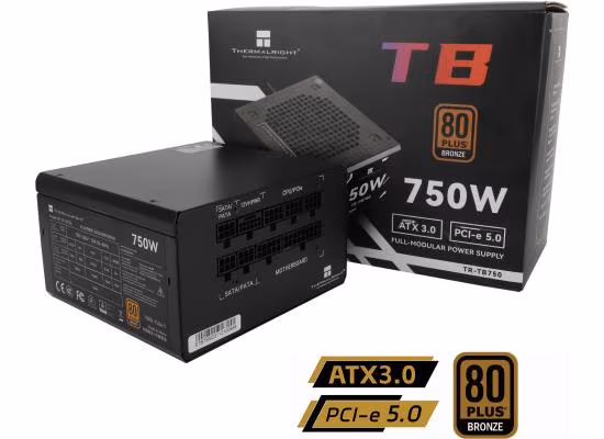 Thermalright TB-750 750W 80 Plus Bronze Full Modular Power Supply White