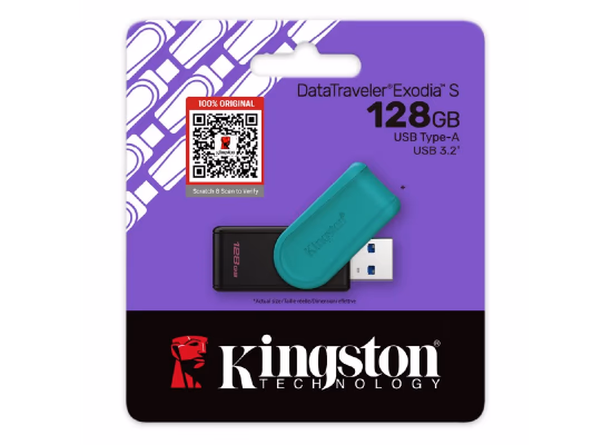 Kingston DataTraveler Exodia S USB 3.2 Gen 1 - 128GB