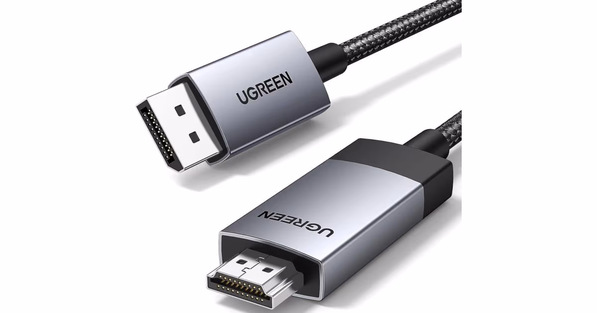 UGREEN DP119 DisplayPort 1.2 to HDMI 2.0 Cable 4K@60Hz 3M