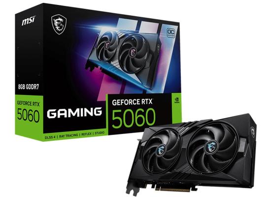 MSI GeForce RTX 5060 GAMING OC 8GB GDDR7