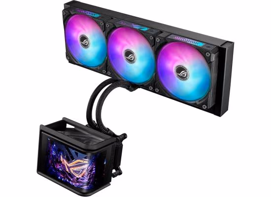 ASUS ROG Ryuo IV SLC 360 ARGB 6.67 AMOLED 3D Curved Display Black
