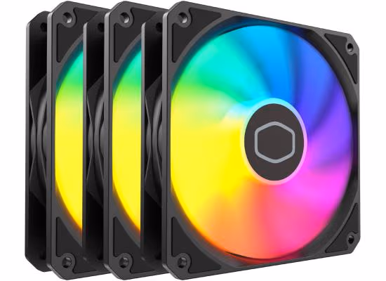 Cooler Master MasterFan MF120 Lite ARGB 3-Pack Black