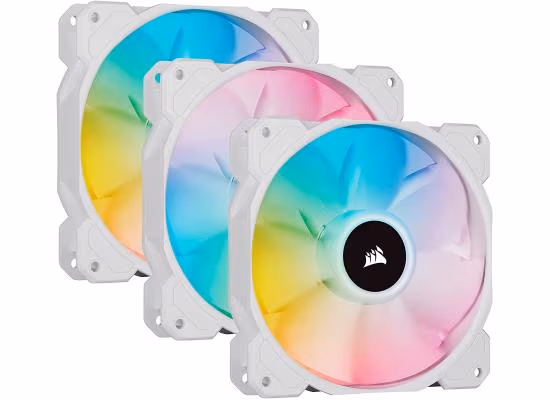 Corsair iCUE SP120 RGB ELITE 3-Pack White